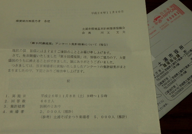 その247　御礼状と報告書